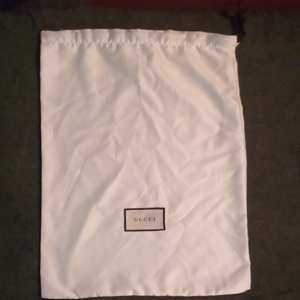 Gucci White Dust Bag